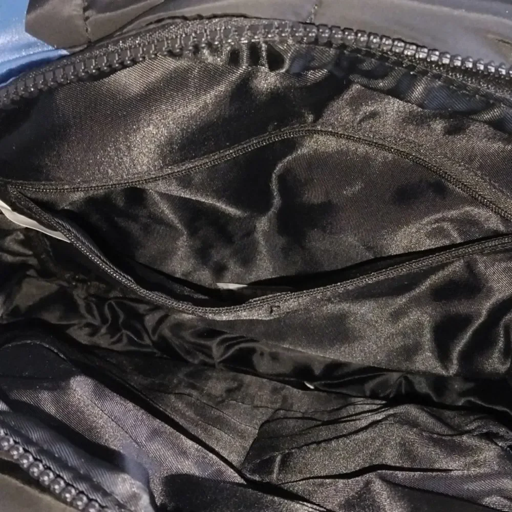 Small Star Print Quilted Backpack Bag Purse